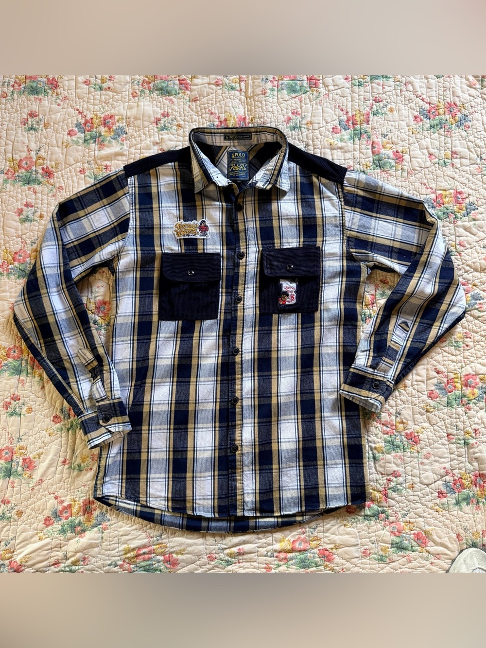 Vintage Polo Ralph Lauren Boys Plaid Button-Up Shirt -  XL